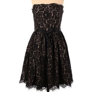 Neiman Marcus Target Robert Rodriguez Lace Strapless Dress, size 2